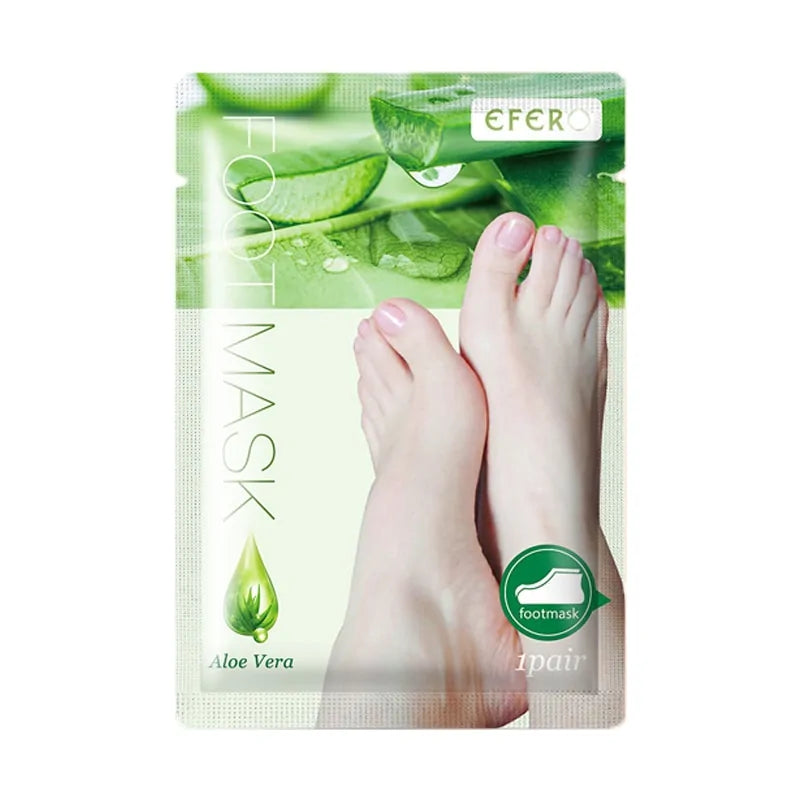 Aloe Vera Foot Mask Peeling for Exfoliation & Crack Heel Removal